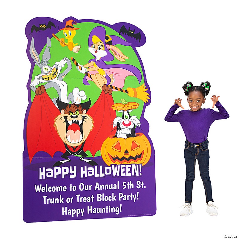 67 3/4 Personalized Halloween Looney Tunes Cardboard Cutout Stand-Up