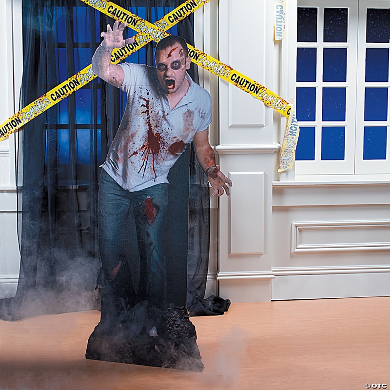 76 Zombie Life-Size Cardboard Stand-Up Halloween Decoration