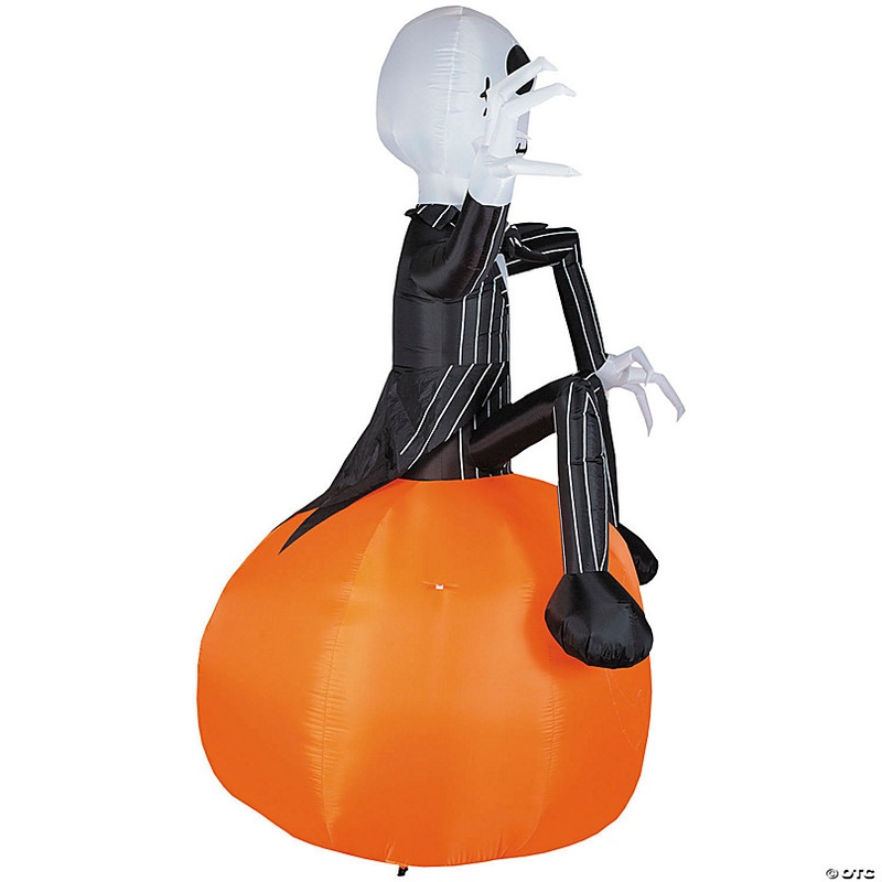9 Ft. 6 Airblown Inflatable The Nightmare Before Christmas Jack on Pumpkin Yard Decoration
