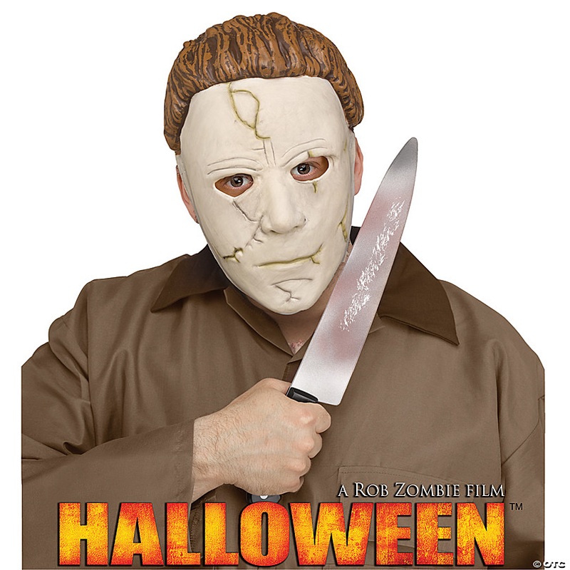 Adults Halloween Michael Myers Mask & Knife Set