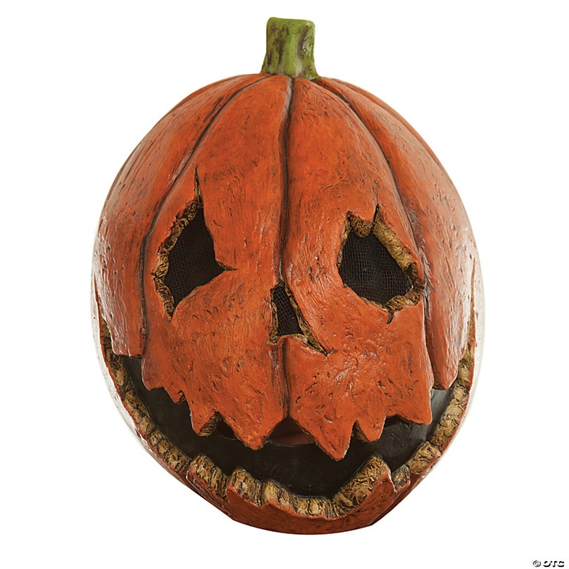 Adults Last Night Pumpkin Latex Mask
