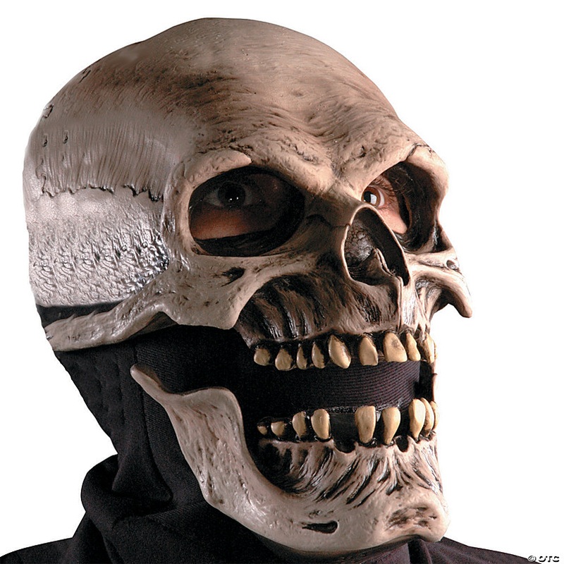 Adults Moving Jaw Death Skull Mask