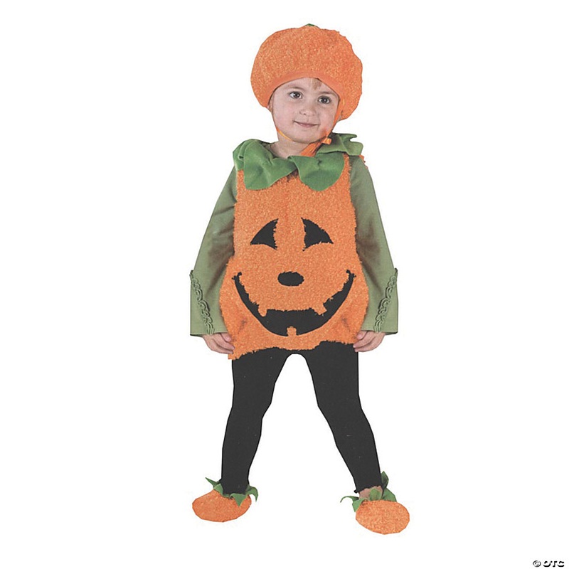 Baby Girls Pumpkin Cutie Pie Vest Costume - 24 Months