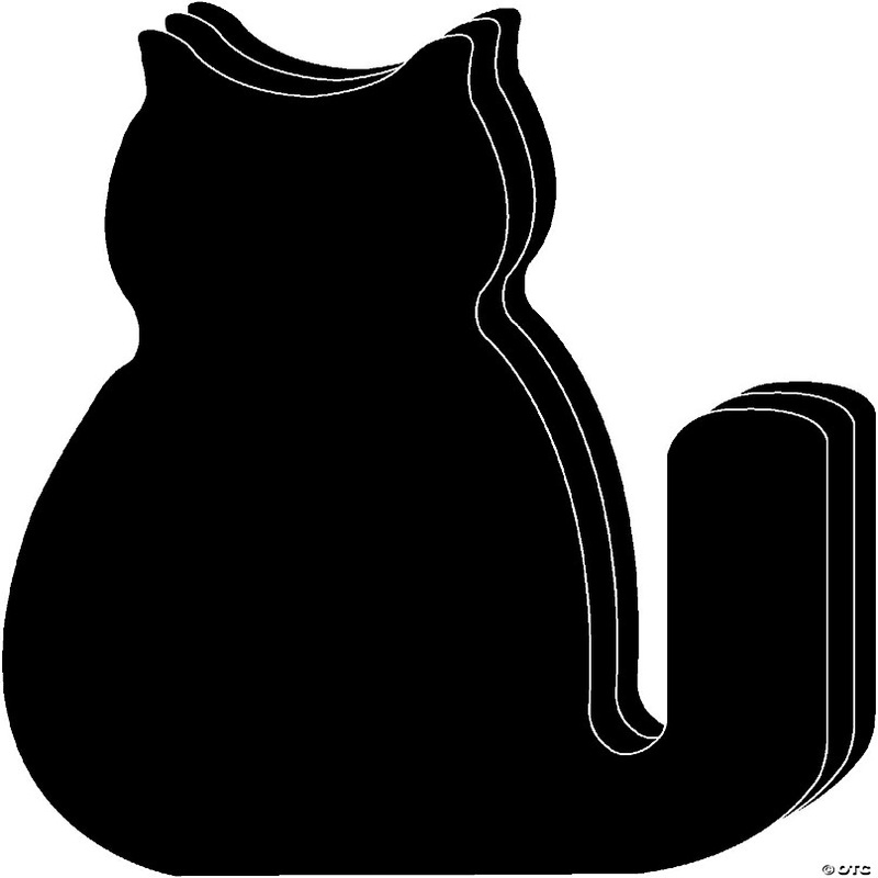 Creative Shapes Etc. - Super Cut-Outs - Single Color Halloween Black Cat