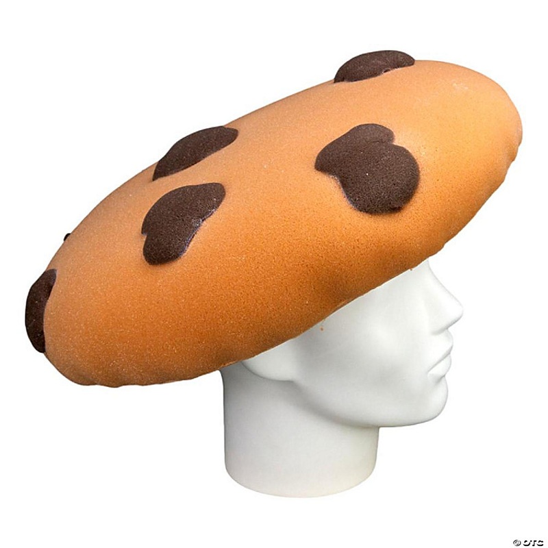 Foam Party Hats Chocolate Chip Cookie Hat - Photo Booth Prop - Party Favors -Halloween - Crazy Hat Day
