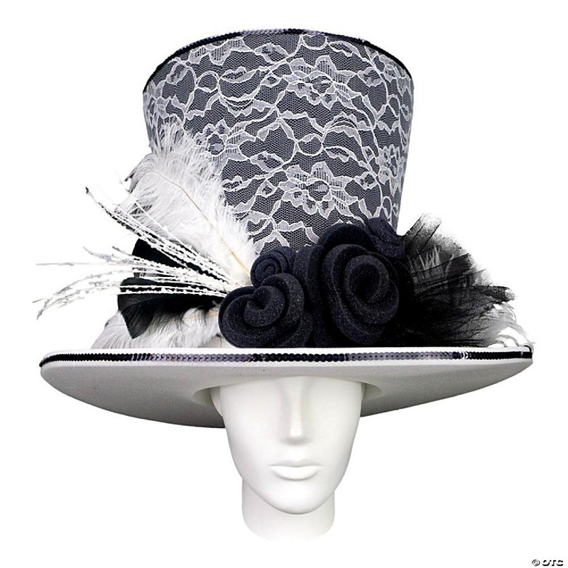 Foam Party Hats Luxurious Derby Wide Top Hat - Photo Booth Prop - Party Favors -Halloween - Crazy Hat Day