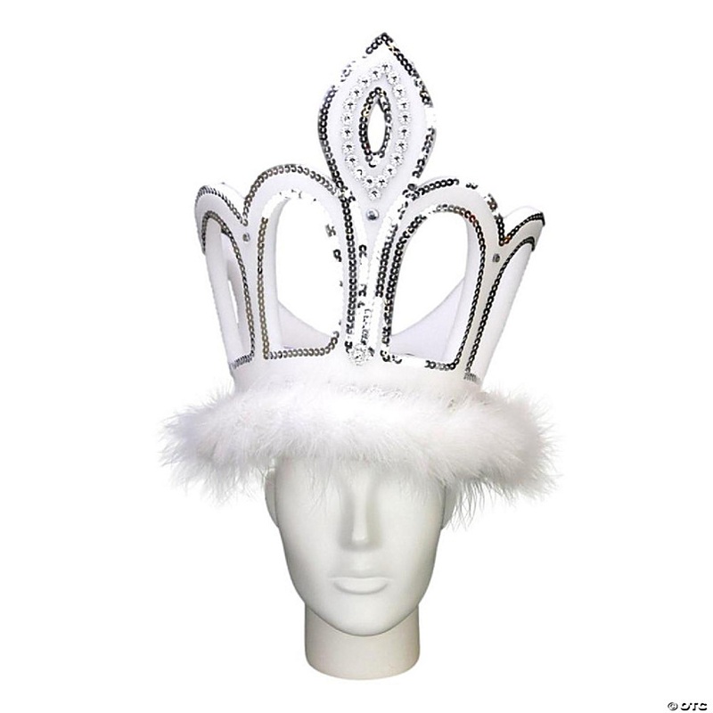Foam Party Hats Luxurious Queen Crown - Photo Booth Prop - Party Favors -Halloween - Crazy Hat Day