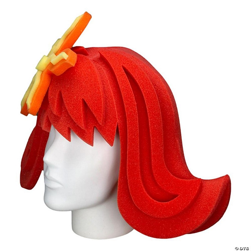 Foam Party Hats Mermaid Wig - Photo Booth Prop - Party Favors -Halloween - Crazy Hat Day