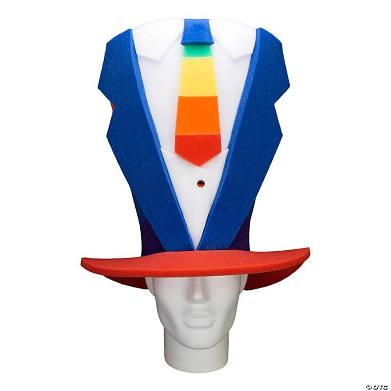 Foam Party Hats Pride Suit Hat - Photo Booth Prop - Party Favors -Halloween - Crazy Hat Day