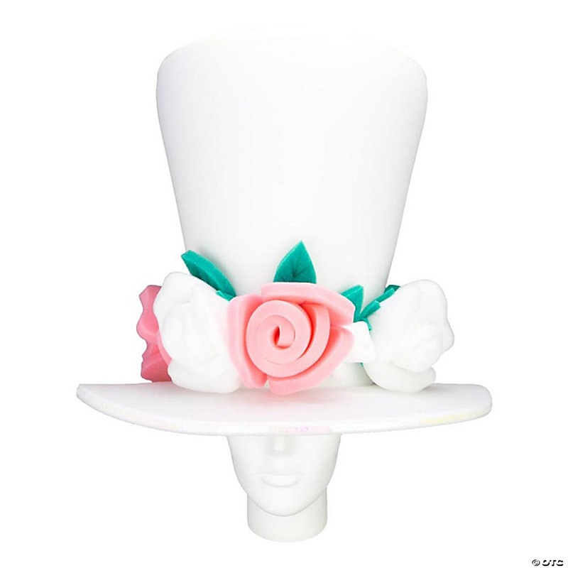 Foam Party Hats Roses Bride Hat - Photo Booth Prop - Party Favors -Halloween - Crazy Hat Day