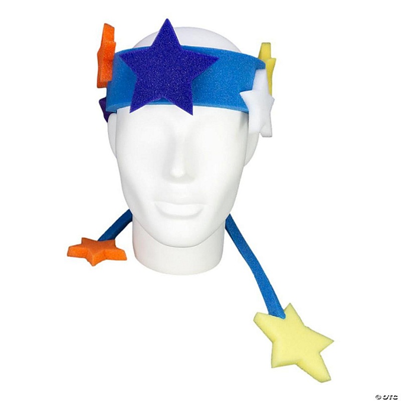 Foam Party Hats Stars Headband - Photo Booth Prop - Party Favors -Halloween - Crazy Hat Day