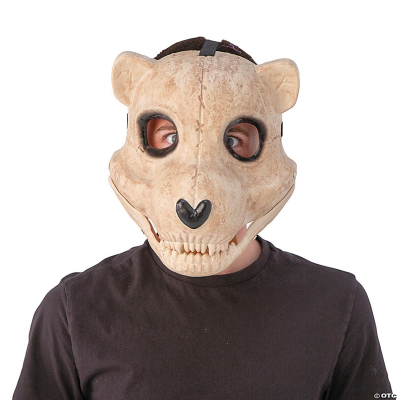 Skeleton Bear Full-Face Injection Plastic Mask