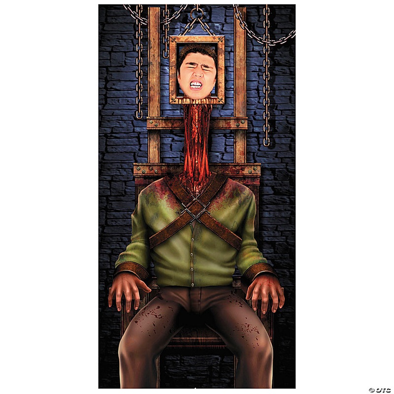 6 Ft. 1 Head Ripper Photo Prop Cardboard Cutout Stand-Up Halloween Decoration