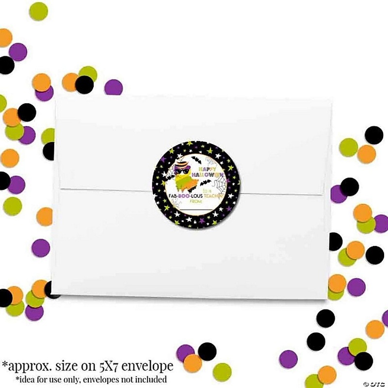 AmandaCreation Halloween Llama Appreciation Envelope Seals 40pc.