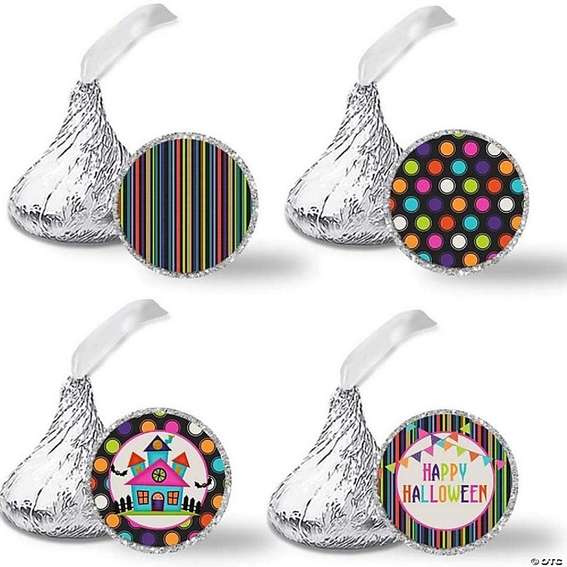 AmandaCreation Haunted House Halloween Kiss Stickers 324pcs.