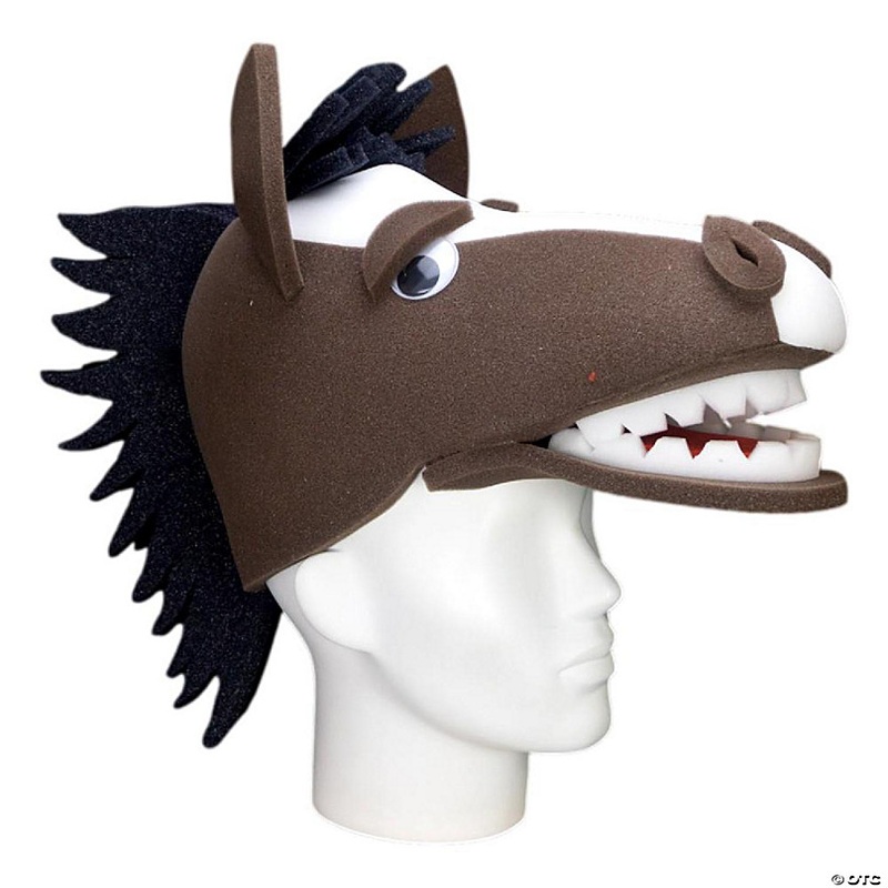 Foam Party Hats Big Horse Hat - Photo Booth Prop - Party Favors -Halloween - Crazy Hat Day