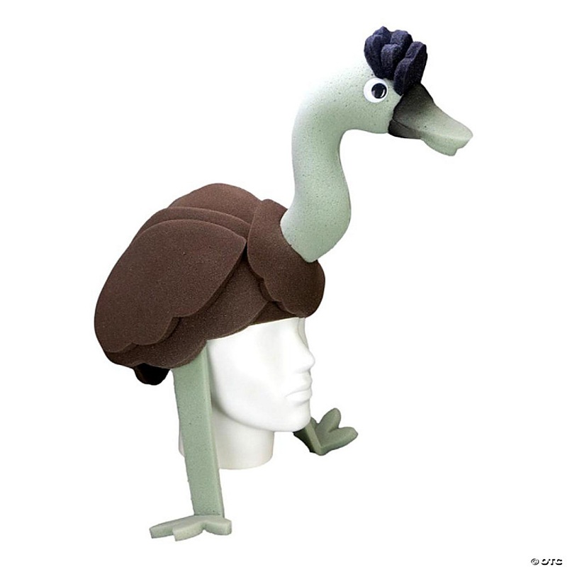 Foam Party Hats Emu Hat - Photo Booth Prop - Party Favors -Halloween - Crazy Hat Day