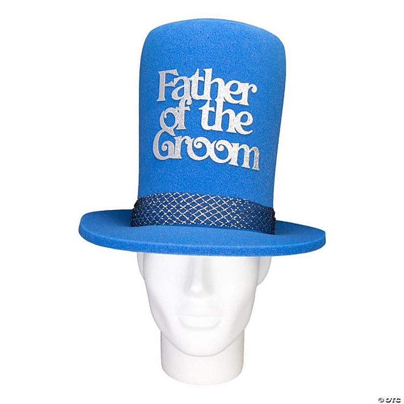 Foam Party Hats Father of the Groom/Bride Hat - Photo Booth Prop - Party Favors -Halloween - Crazy Hat Day