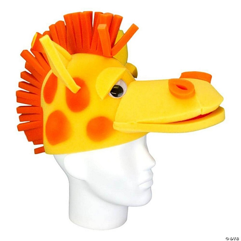 Foam Party Hats Giraffe Hat - Photo Booth Prop - Party Favors -Halloween - Crazy Hat Day