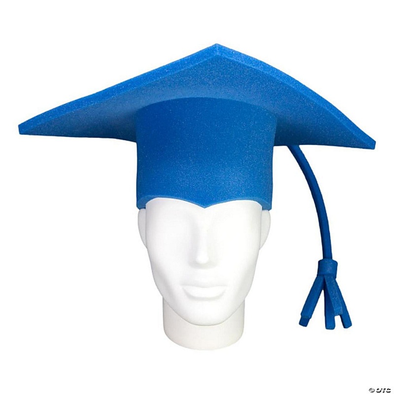 Foam Party Hats Graduation Cap Hat - Photo Booth Prop - Party Favors -Halloween - Crazy Hat Day