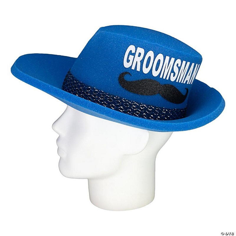 Foam Party Hats Groomsman Hat - Photo Booth Prop - Party Favors -Halloween - Crazy Hat Day