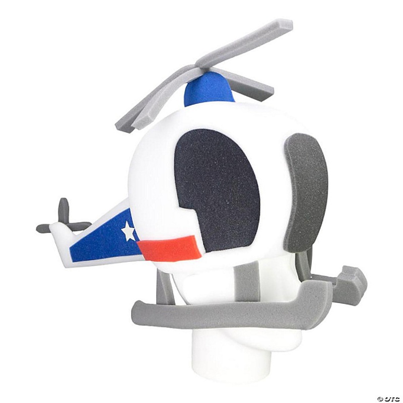 Foam Party Hats Helicopter Hat - Photo Booth Prop - Party Favors -Halloween - Crazy Hat Day