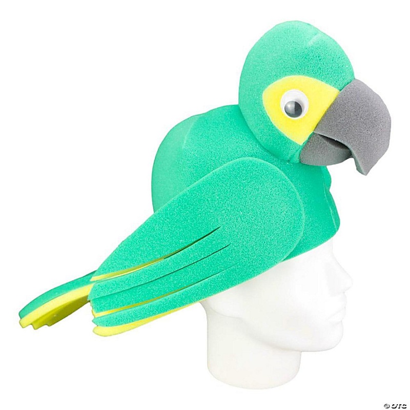 Foam Party Hats Parrot Hat - Photo Booth Prop - Party Favors -Halloween - Crazy Hat Day