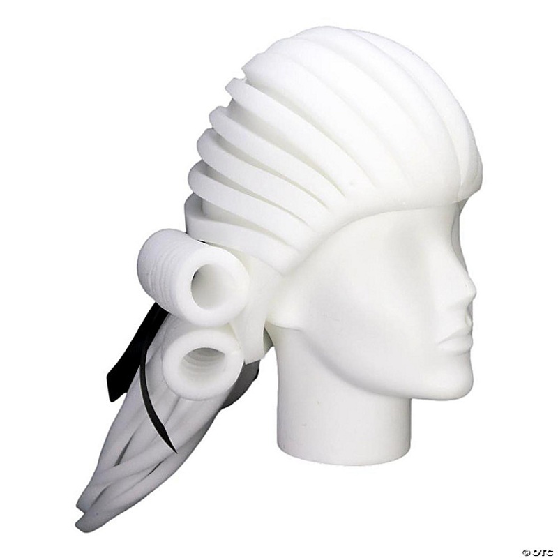 Foam Party Hats Small Aristocrat Wig - Photo Booth Prop - Party Favors -Halloween - Crazy Hat Day