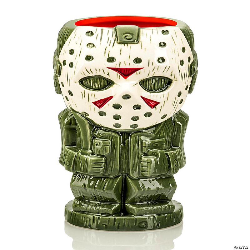 Horror Series 1 Ceramic Geeki Tiki Mugs Set of 5 Pinhead, Pennywise, Jason Voorhees, Michael Myers, Freddy Krueger