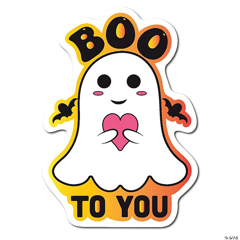 Magnet Me Up Halloween Boo To You Spooky Funny Holiday Magnet Decal, 5x3.5 Inches, Heavy Duty Automotive Magnet For Car Truck SUV Or Any Other Magnetic Surface