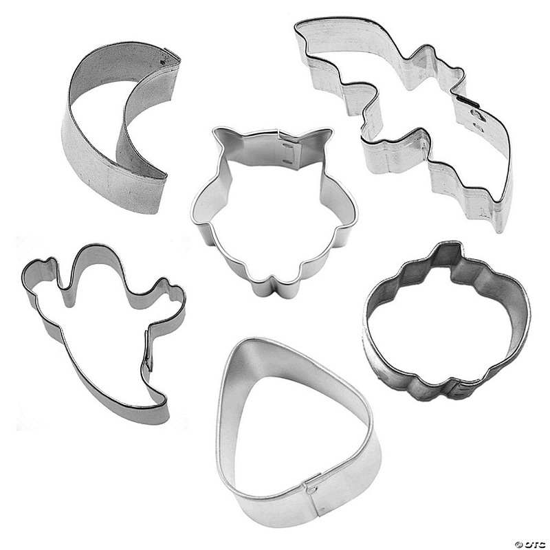 Mini Halloween 6 Piece Cookie Cutter Set