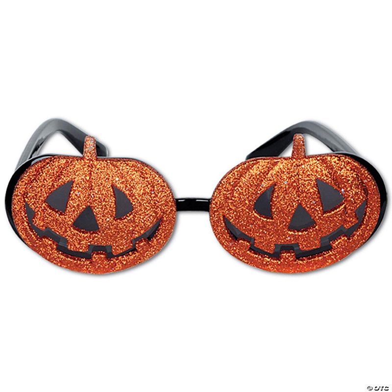 Beistle - Glittered Jack-O-Lantern Fanci-Frames - 6 Pack