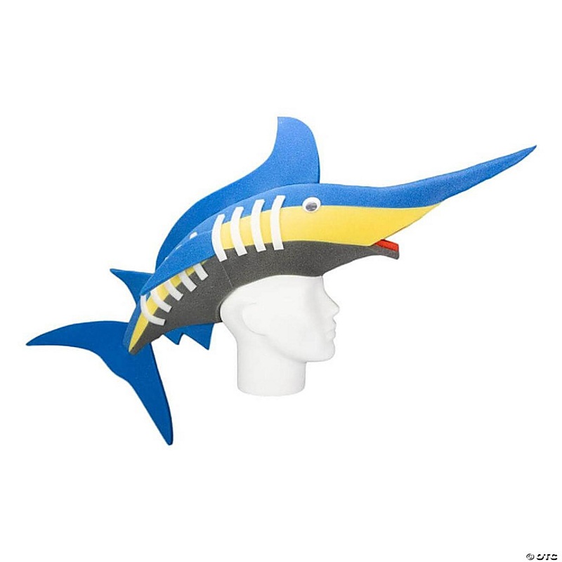 Foam Party Hats Marlin Hat - Photo Booth Prop - Party Favors -Halloween - Crazy Hat Day