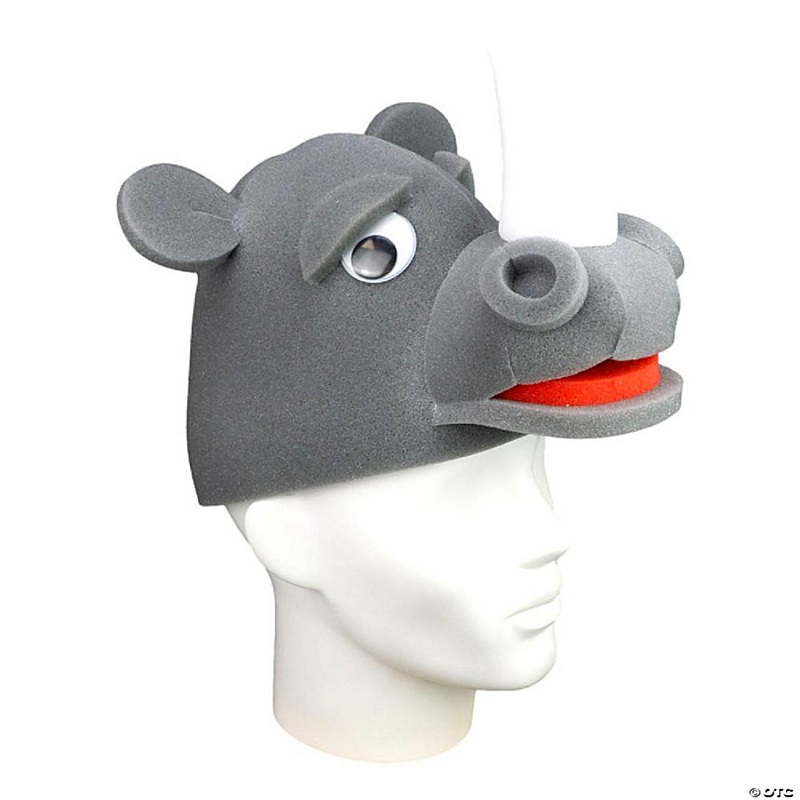Foam Party Hats Rhino Hat - Photo Booth Prop - Party Favors -Halloween - Crazy Hat Day