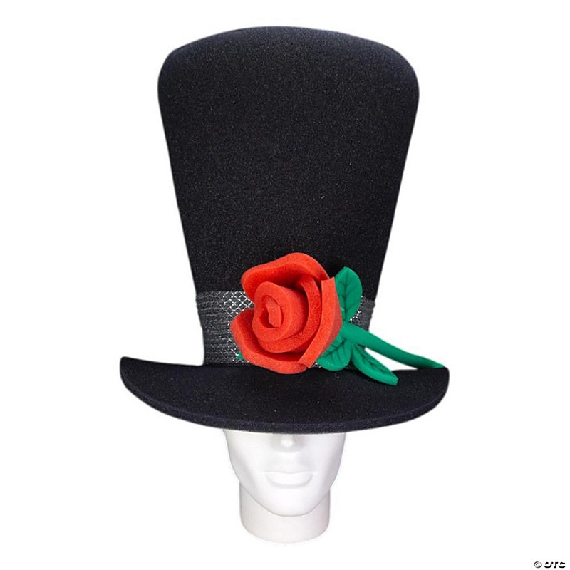 Foam Party Hats Rose Groom Hat - Photo Booth Prop - Party Favors -Halloween - Crazy Hat Day