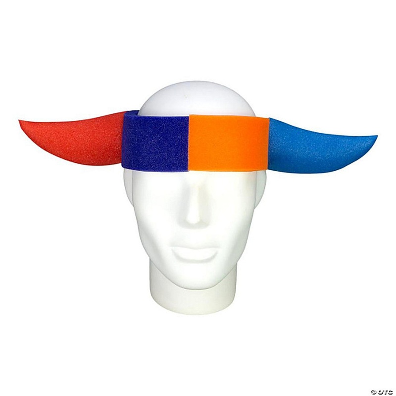 Foam Party Hats Short Horns Headband - Photo Booth Prop - Party Favors -Halloween - Crazy Hat Day