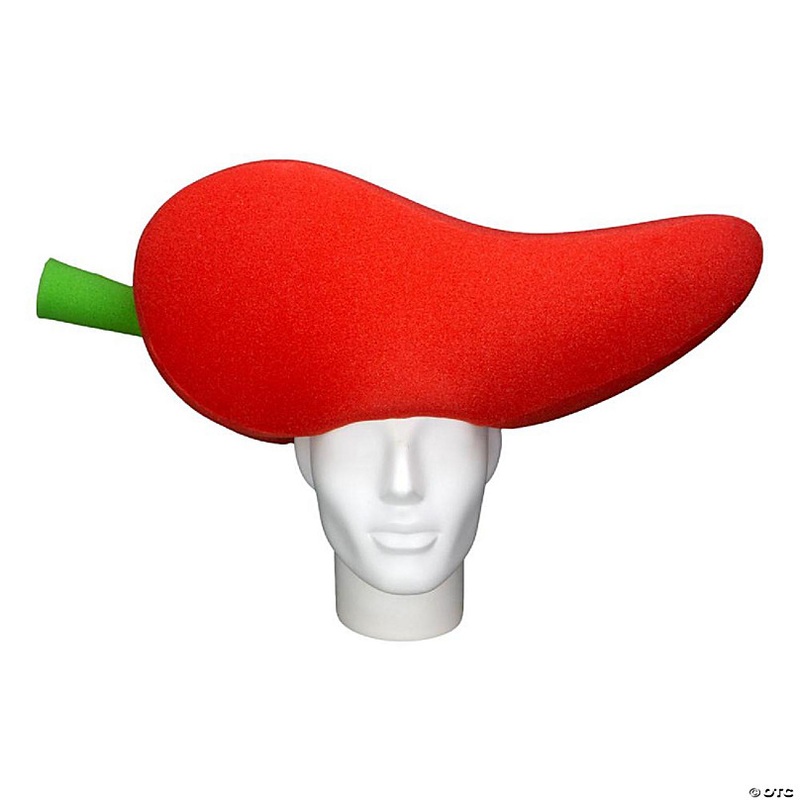 Foam Party Hats Spicy Chile Hat - Photo Booth Prop - Party Favors -Halloween - Crazy Hat Day