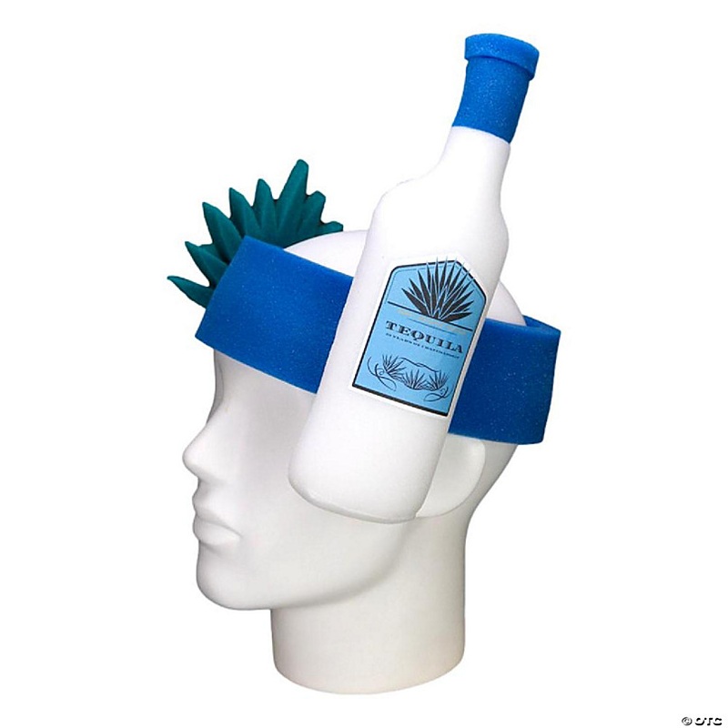 Foam Party Hats Tequila Headband - Photo Booth Prop - Party Favors -Halloween - Crazy Hat Day