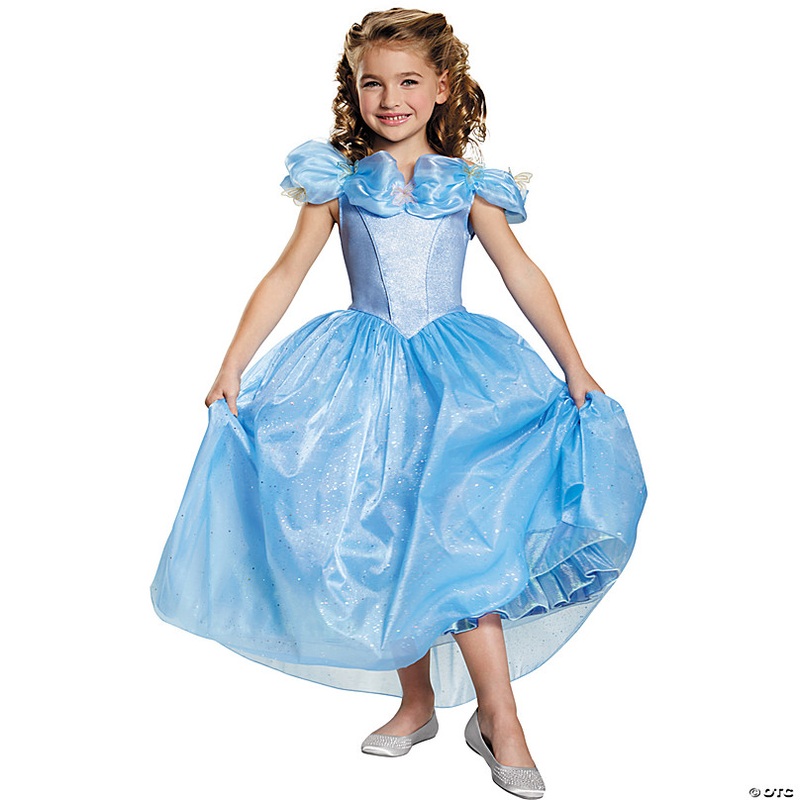 Girls Prestige Cinderella Movie Halloween Costume Large 10-12