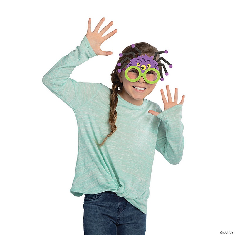 Halloween Spider Glasses Craft Kit - Makes 12