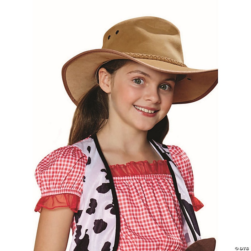 Red and Blue Checkered Cowgirl Child Halloween Costume - Large