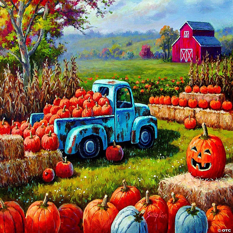 Sunsout Pumpkin Farm Festival 300 pc  Jigsaw Puzzle