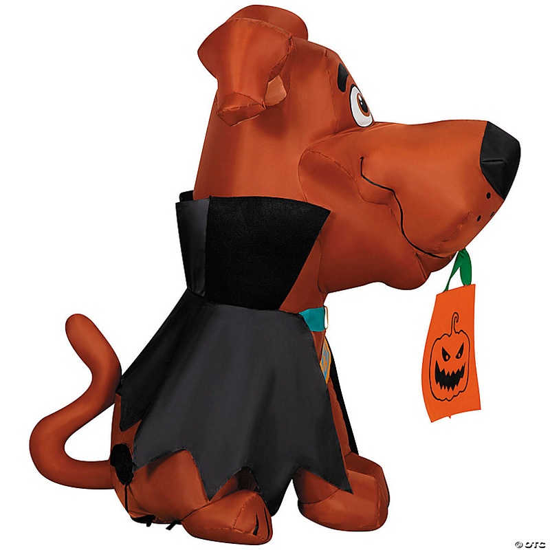 42 Airblown Inflatable Scoob Scooby Doo Puppy Vampire Halloween Yard Decoration