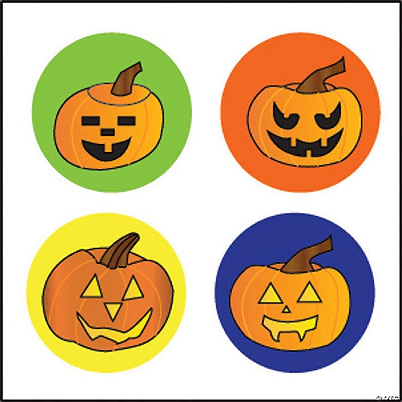 Creative Shapes Etc. - Incentive Stickers - Carved Pumpkins