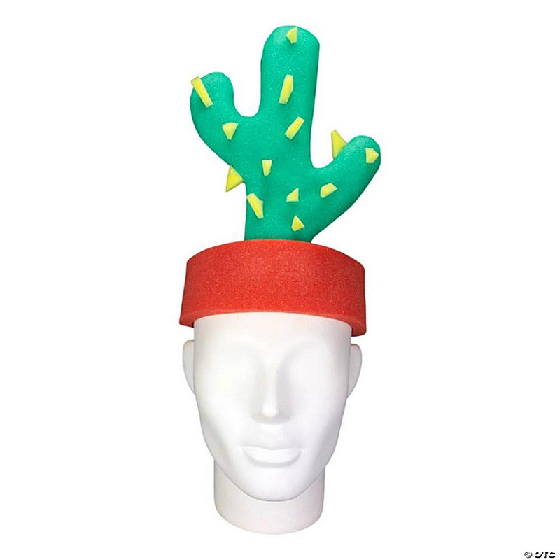 Foam Party Hats Cactus Headband - Photo Booth Prop - Party Favors -Halloween - Crazy Hat Day