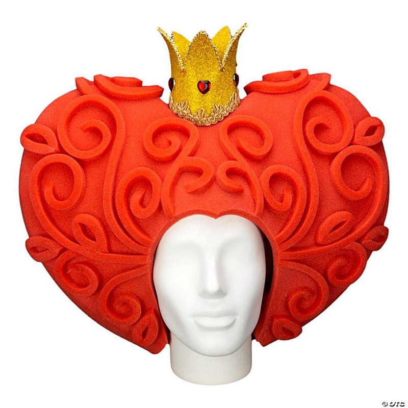 Foam Party Hats Hearts Crown Wig - Photo Booth Prop - Party Favors -Halloween - Crazy Hat Day