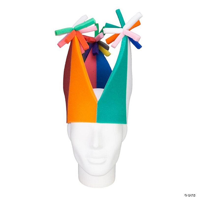 Foam Party Hats Jester Headband - Photo Booth Prop - Party Favors -Halloween - Crazy Hat Day