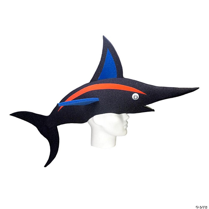 Foam Party Hats Miami Marlins Hat - Photo Booth Prop - Party Favors -Halloween - Crazy Hat Day