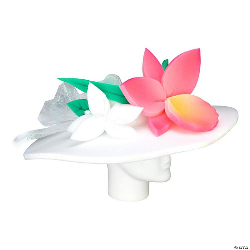 Foam Party Hats Orchid Bride Large Pamela - Photo Booth Prop - Party Favors -Halloween - Crazy Hat Day
