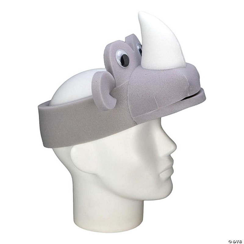 Foam Party Hats Rhino Headband - Photo Booth Prop - Party Favors -Halloween - Crazy Hat Day